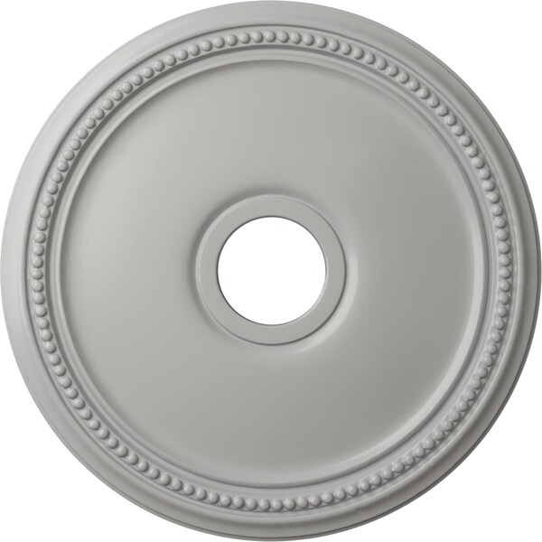 Ekena Millwork Diane Ceiling Medallion (Fits Canopies up to 5 3/8"), Hand-Painted Frost, 18"OD x 3 5/8"ID x 1 1/8"P CM18DIFRF - main